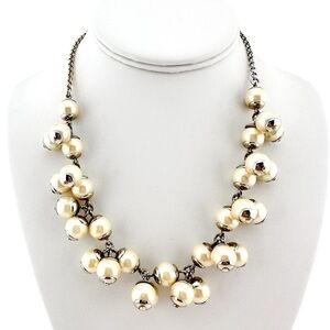 J Crew Necklace with Faux Pearls
